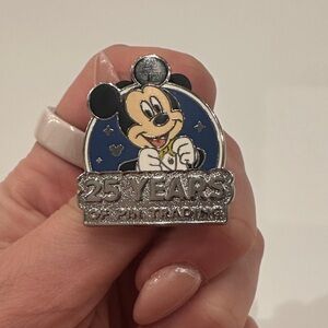 Disney 2025 Hidden Mickey Wave A pin featuring Mickey Mouse